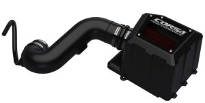 GMC Sierra Performance Air Intake - CORSA Performance - Closed Box with DryTech 3D Dry Filter - Smoked Acrylic - `19-`25
